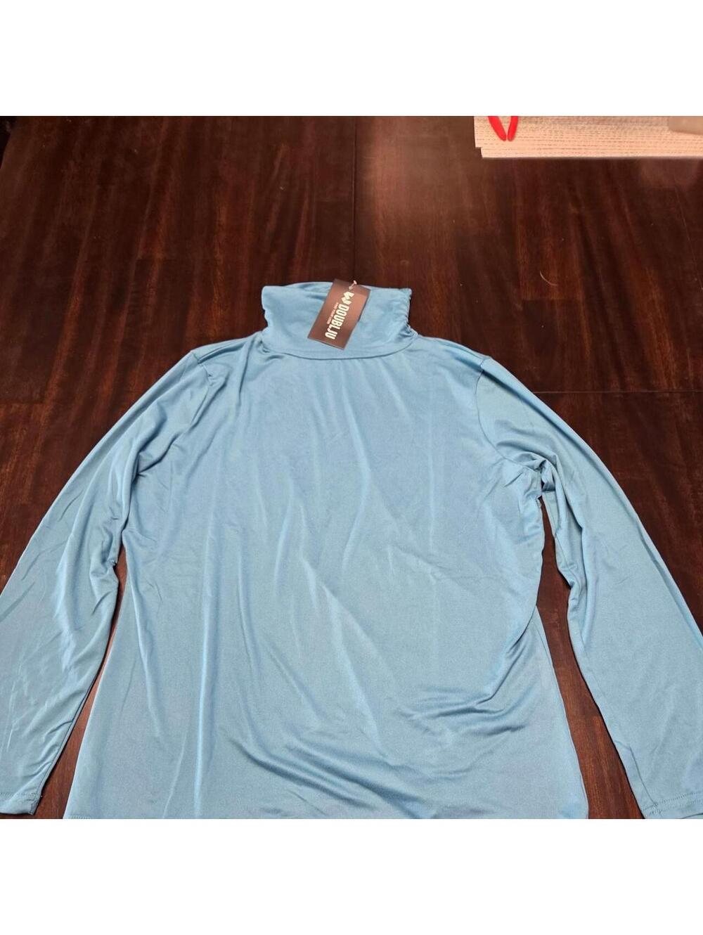 Doublju Women's Blue Shirt